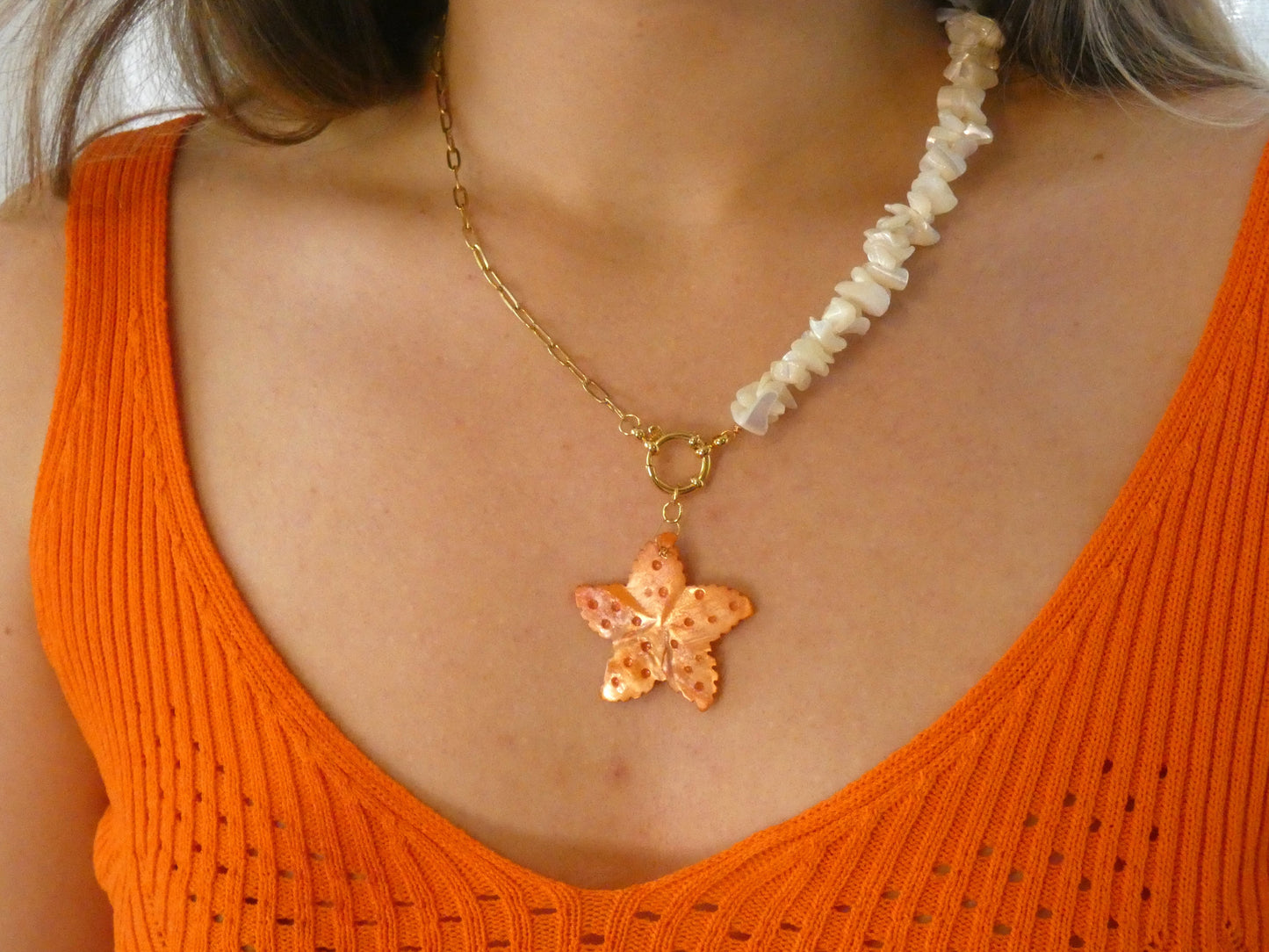 Collar Atlantis Naranja