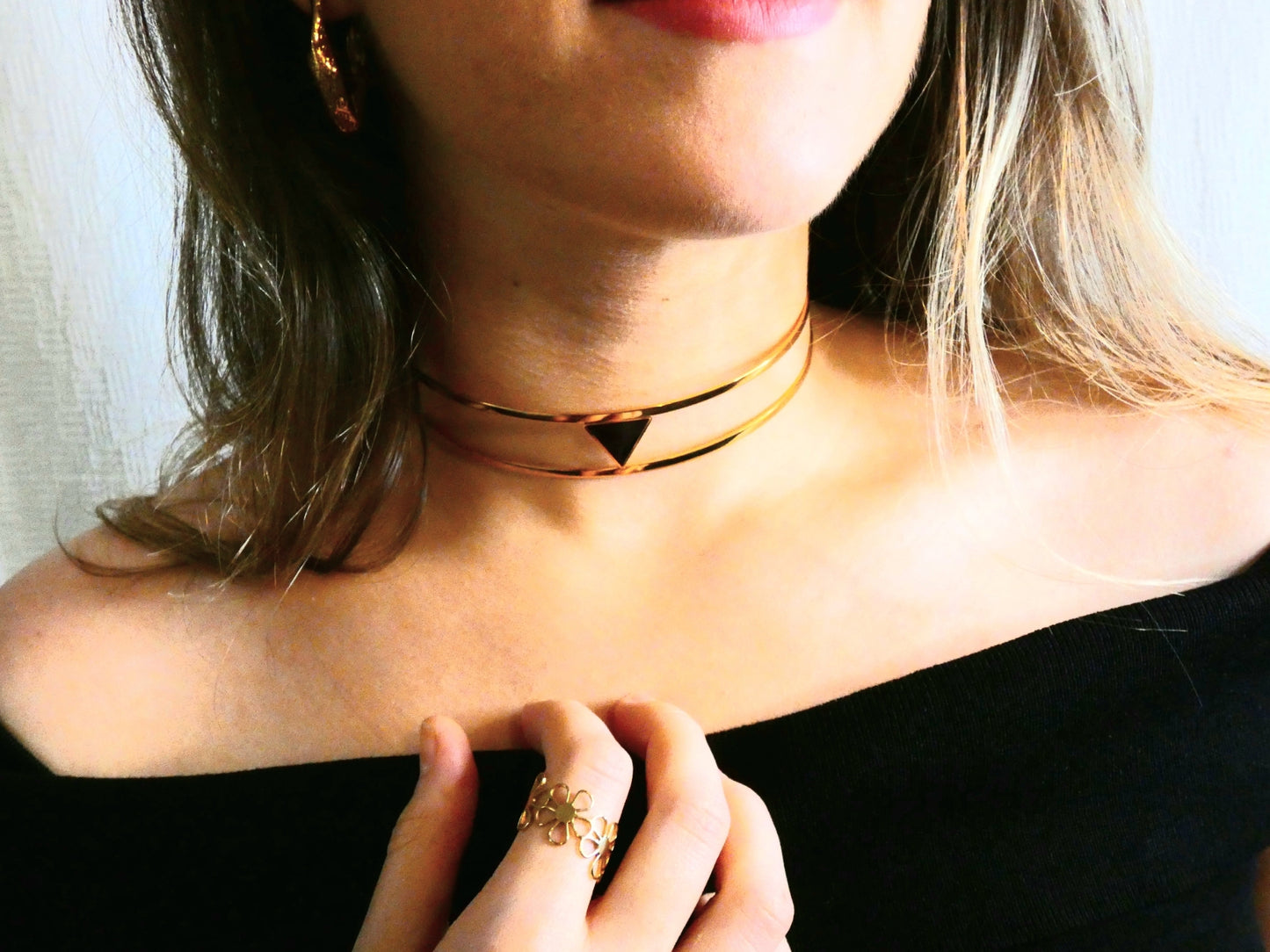 Choker Luna Negra